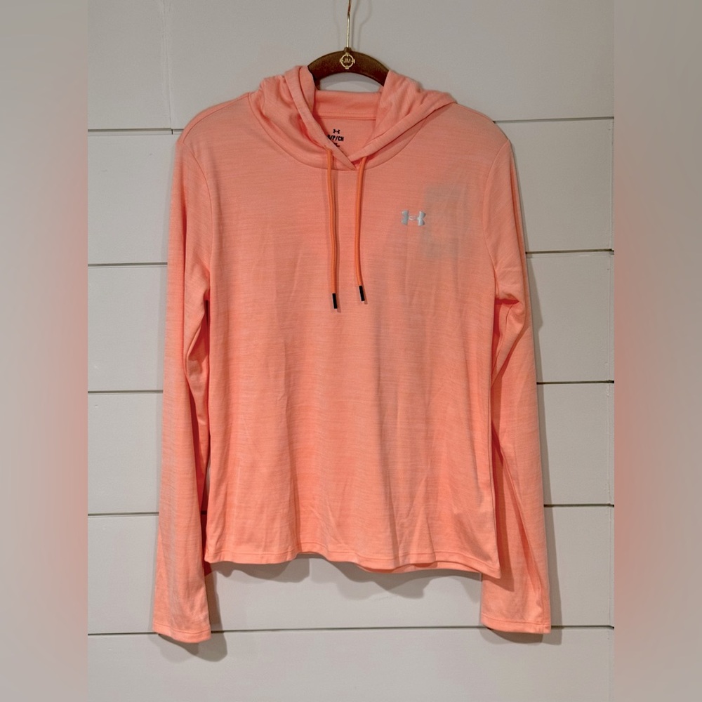 NEW UNDER ARMOUR UA Velocity Wordmark Hoodie SIZE S
